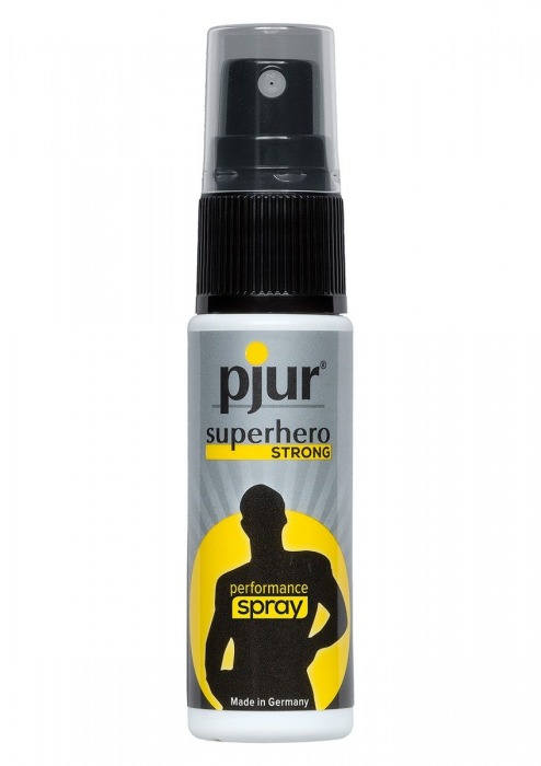 Спрей-пролонгатор длительного действия pjur SUPERHERO Strong Spray - 20 мл. - Pjur - купить с доставкой в Саранске