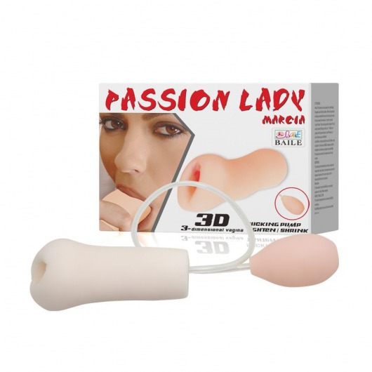 Мастурбатор Passion Lady Marcia с грушей для имитации посасывания - Baile - в Саранске купить с доставкой