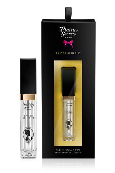 Стимулирующий блеск для губ Baiser Brulant Gloss Plaisirs Secrets - 7 мл. - Plaisir Secret - купить с доставкой в Саранске