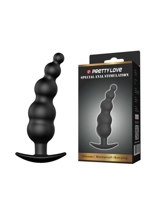 Анальный стимулятор в виде ёлочки - 11,8 см. - Baile