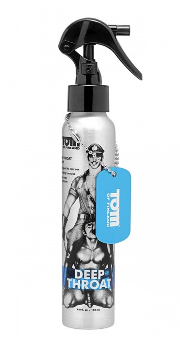 Спрей для лёгкого проникновения во время орального секса Tom of Finland Deep Throat Spray - 118 мл. - Доминирующее кольцо - купить с доставкой в Саранске