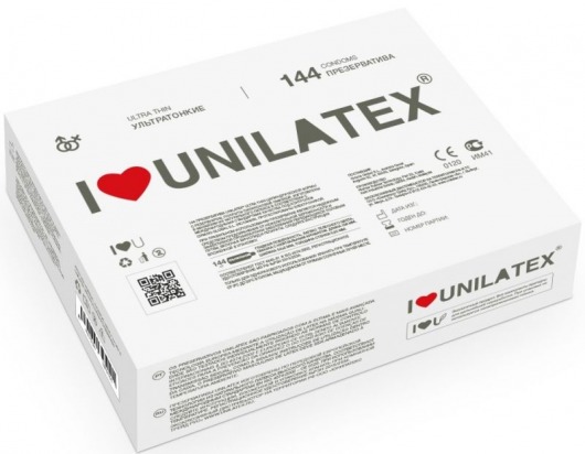 Ультратонкие презервативы Unilatex Ultra Thin - 144 шт. - Unilatex - купить с доставкой в Саранске