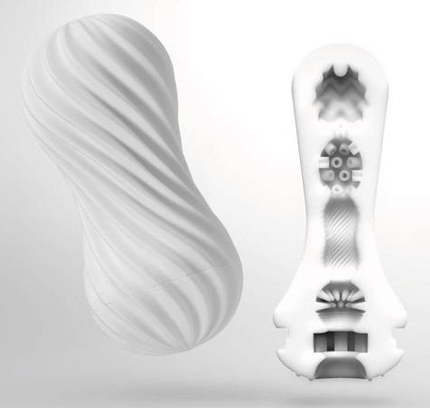 Мастурбатор FLEX Silky White с мягким рельефом - Tenga - в Саранске купить с доставкой