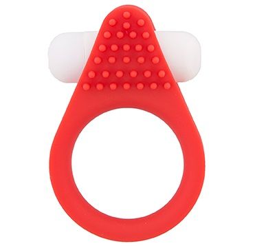 Красное эрекционное кольцо LIT-UP SILICONE STIMU RING 1 RED - Dream Toys - в Саранске купить с доставкой
