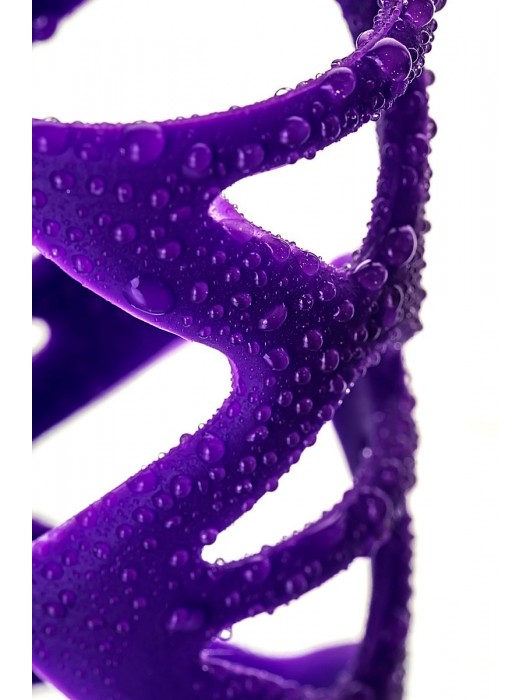 Фиолетовая насадка-сетка на пенис - 7,5 см. - A-toys - в Саранске купить с доставкой