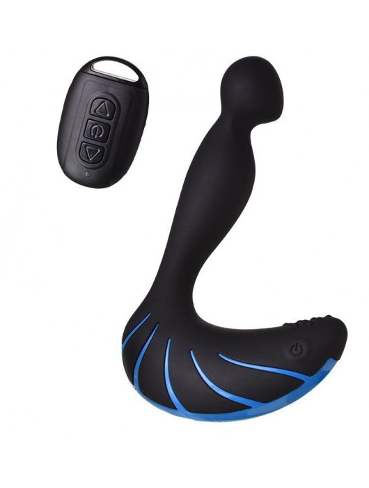 Чёрно-синий массажер простаты Erotist Third - Erotist Adult Toys - в Саранске купить с доставкой