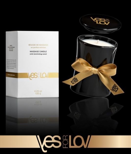 Массажная аромасвеча BEWITCHING MASSAGE CANDLE - 120 мл. - YESforLOV - купить с доставкой в Саранске