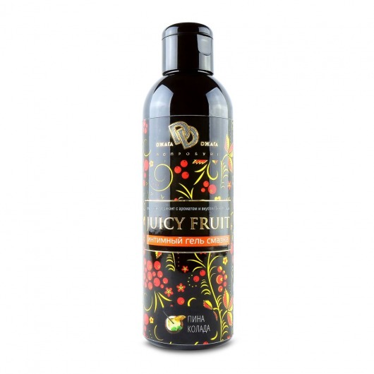 Интимный гель на водной основе JUICY FRUIT с ароматом пина колада - 200 мл. - БиоМед - купить с доставкой в Саранске