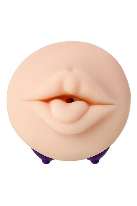 Двухсторонний мастурбатор JOS YARA в фиолетовой колбе - JOS - в Саранске купить с доставкой