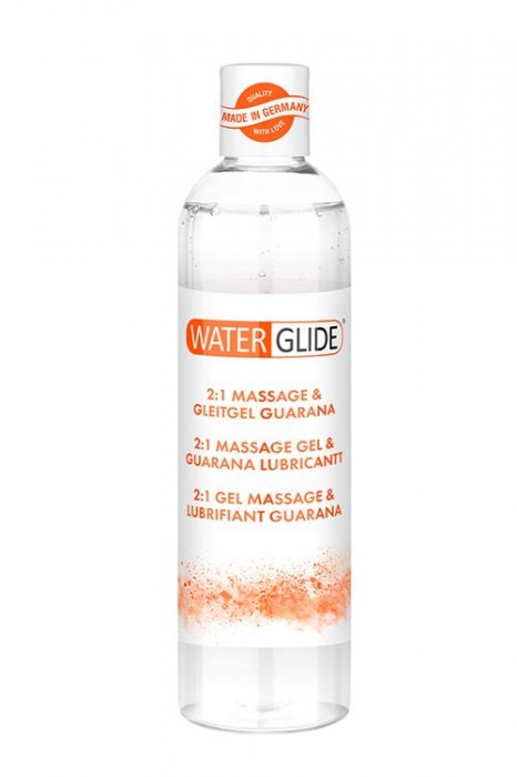 Гель-смазка 2-в-1 MASSAGE   LUBRICANT GUARANA - 300 мл. - Waterglide - купить с доставкой в Саранске