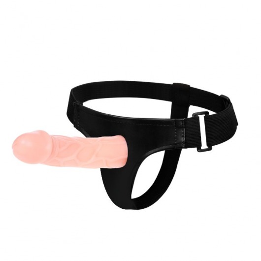 Телесный фаллоимитатор на трусиках Jessica Strap-On - 15,5 см. - Baile - купить с доставкой в Саранске
