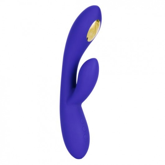 Фиолетовый вибратор с функцией электростимуляции Intimate E-Stimulator Dual Wand - 21,5 см. - California Exotic Novelties - купить с доставкой в Саранске