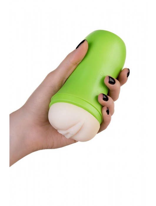 Мастурбатор-вагина A-Toys в зеленой колбе - A-toys - в Саранске купить с доставкой