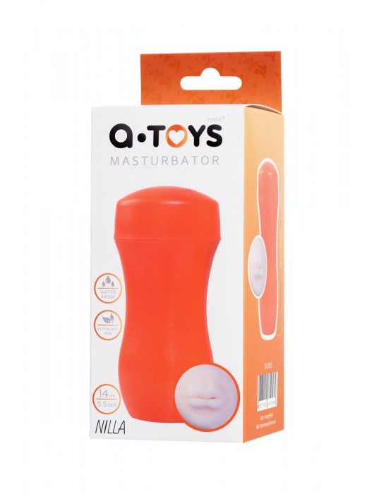 Мастурбатор-ротик A-Toys в оранжевой колбе - A-toys - в Саранске купить с доставкой