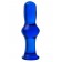 Голубая стеклянная анальная втулка - 12 см. - Sexus в Саранске Голубая стеклянная анальная втулка - 12 см. - Sexus