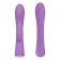 Фиолетовый вибромассажер-кролик 5  Silicone Ripple Passion - 19,1 см. - Erokay