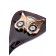Чёрный стек с совой на кожаном наконечнике - 24 см. - ToyFa - купить с доставкой в Саранске Чёрный стек с совой на кожаном наконечнике - 24 см. - ToyFa - купить с доставкой в Саранске