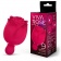 Малиновый вибростимулятор в форме бутона со стебельком - Bior toys в Саранске Малиновый вибростимулятор в форме бутона со стебельком - Bior toys