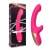Розовый изогнутый вибромассажер - 20,3 см. - I-MOON купить в Саранске с доставкой в Orgasmix.ru Розовый изогнутый вибромассажер - 20,3 см. - I-MOON