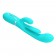 Аквамариновый мультифункциональный вибратор Shania - 22,2 см. - Baile купить в Саранске с доставкой в Orgasmix.ru Аквамариновый мультифункциональный вибратор Shania - 22,2 см. - Baile