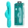 Аквамариновый вибратор-кролик с функцией фингеринга Kampas - 23,2 см. - Baile купить в Саранске с доставкой в Orgasmix.ru Аквамариновый вибратор-кролик с функцией фингеринга Kampas - 23,2 см. - Baile