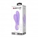 Сиреневый вибратор с клиторальным отростком Canrol - 17,1 см. - Baile купить в Саранске с доставкой в Orgasmix.ru Сиреневый вибратор с клиторальным отростком Canrol - 17,1 см. - Baile